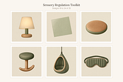 Sensory Tools Clip Art, Set of 25, an Education Illustration by LanternkinStudio (Thumbnail 9 of 14)