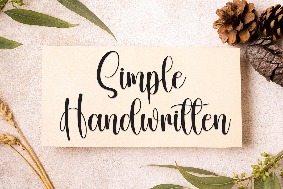 Valentine | Script Font, a Handwritten Font by Scratchones (Photo 4 of 9)