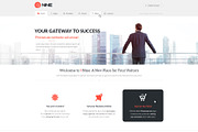9Nine - Clean PSD Design, a WordPress Template by ColorByt (Thumbnail 2 of 5)