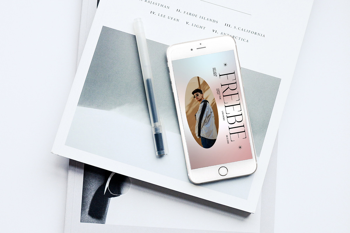 Gradient Aesthetic Insta PSD + Canva, a Social Media Template by Marie T (Photo 14 of 16)