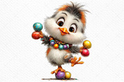 Whimsical Easter Funny Chick Clipart, an Illustration by Craft Nest (Thumbnail 9 of 11)