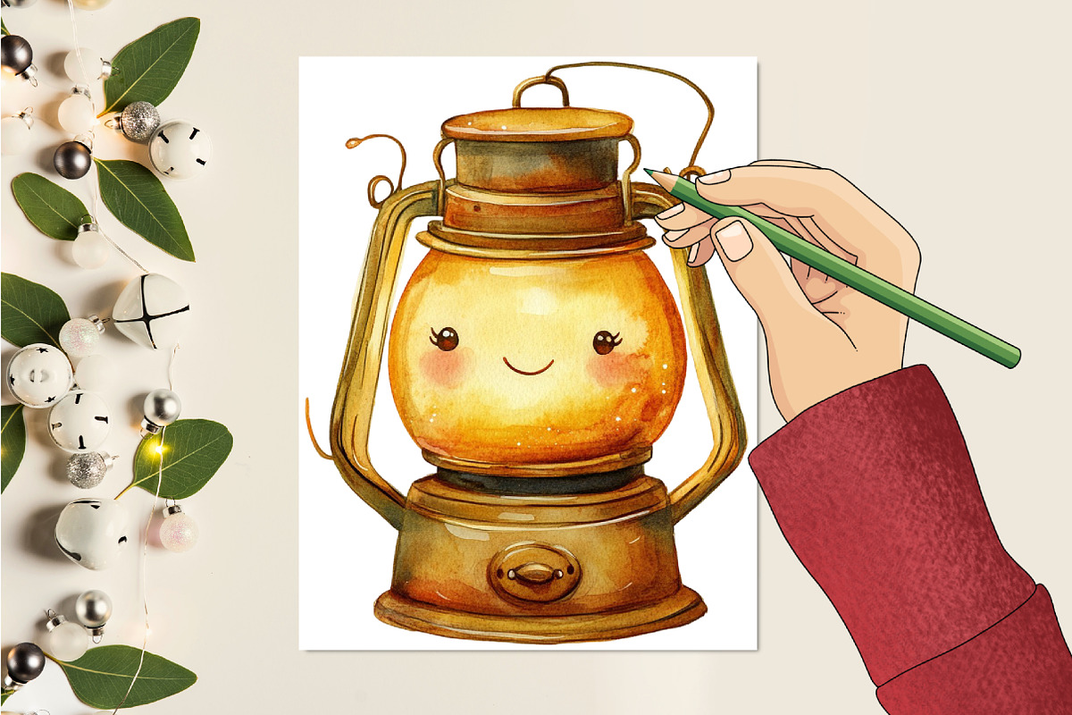 Kawaii Camping Clipart, a Seasonal Illustration by CitraGraphics (Photo 4 of 5)