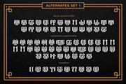 Sword Font Logo Creator, a Serif Font by Harry Kasyanov (Thumbnail 5 of 9)