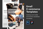 Email E-commerce Templates, an Email Template by Middltone (Thumbnail 1 of 3)