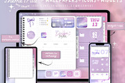 Purple iPad and iPhone Theme + Icons, a Wallpaper Photo by BeeRubby (Thumbnail 1 of 9)