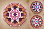 3D Poppy Flower Mandala - SVG Cut Fi, an Object Graphic by Arshad Ali (Thumbnail 5 of 8)