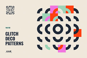 Glitch Deco Patterns Vol. 02