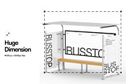 Bus Stop Mockup, an Advertising Mockup by SLAB! Design (Thumbnail 3 of 7)