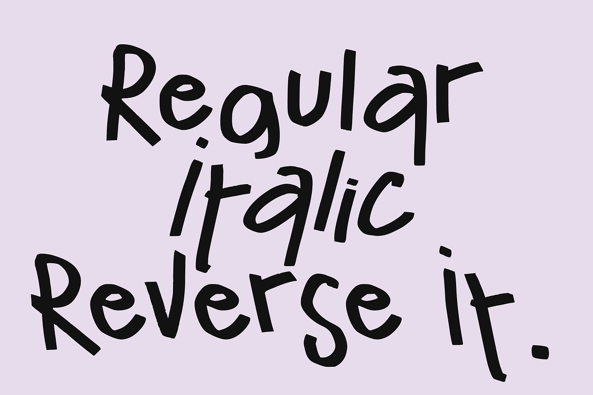 CS Raving – Messy Handwritten Font, a Handwritten Font by Craft Supply Co. (Photo 3 of 8)