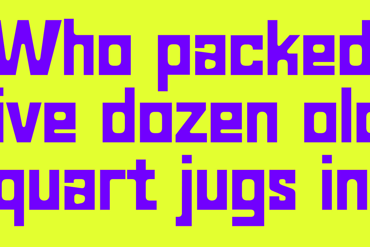 Rayakan - Geometric Display, a Sans Serif Font by Muflieart (Photo 2 of 13)