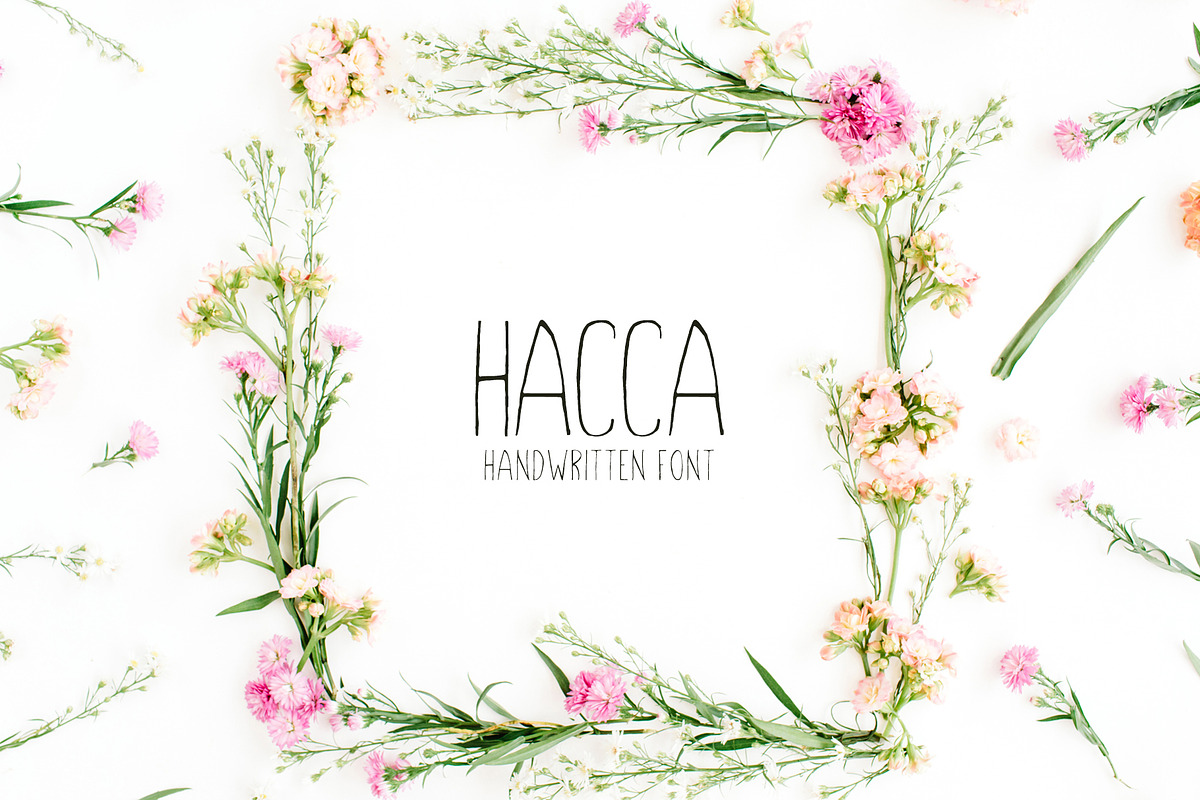 Hacca Handwritten Sans Serif Font