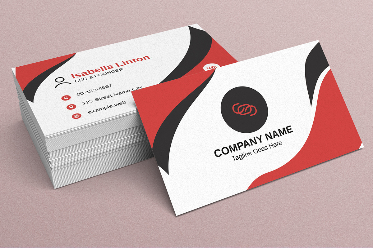 Business Card Template, a Business Card Template by MightyDesign (Photo 2 of 6)