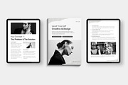 Black & White Canva Ebook Template, a Magazine Template by TheBrightGrap (Thumbnail 5 of 9)