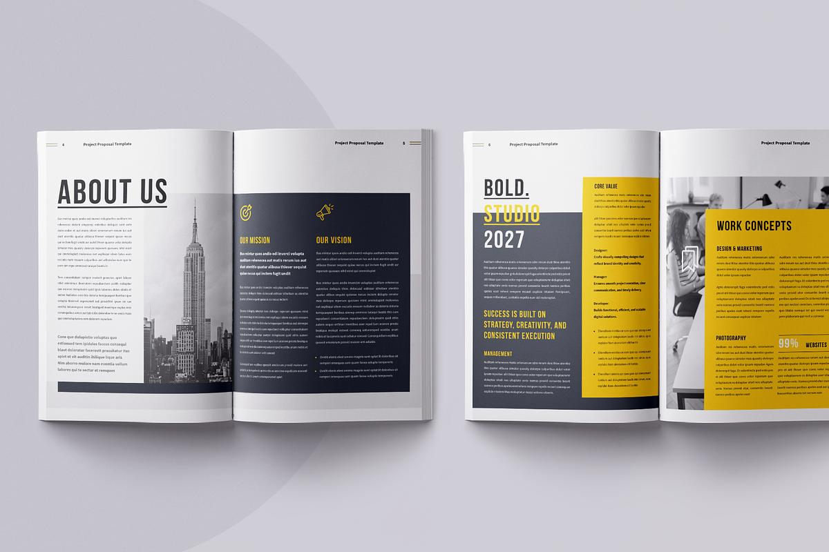 Proposal Template | Canva, a Brochure Template by ArtisticLand (Photo 4 of 10)