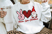 Peace Love Christmas PNG, an Illustration by Sublimation Artist (Thumbnail 2 of 9)
