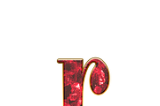 Red Diamond Alphabet: PNG Clipart, an Object Graphic by Watercolor_Vector Graphic (Thumbnail 5 of 17)