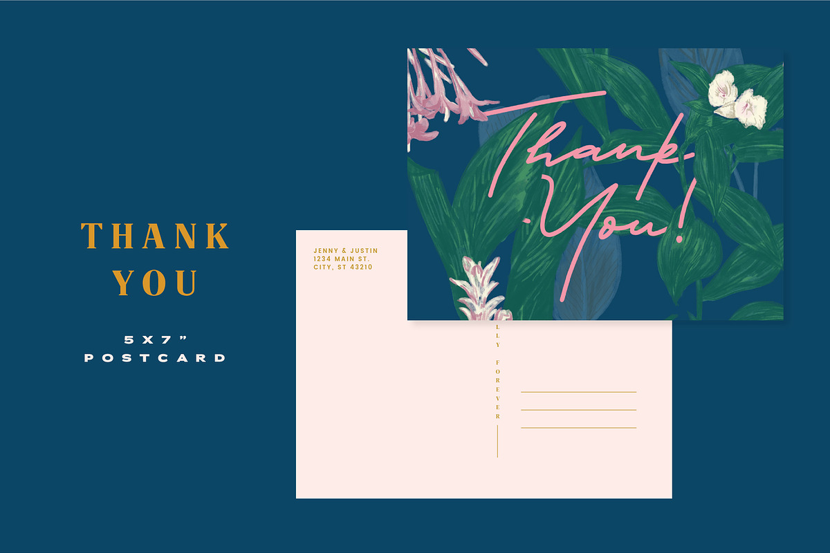 Casual Botanical Wedding Suite, an Invitation Template by PiiNK iiNK STUDiO (Photo 8 of 10)