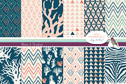 12 Wild Geometric Digital Patterns, a Pattern Graphic by Blixa 6 Studios (Thumbnail 1 of 4)