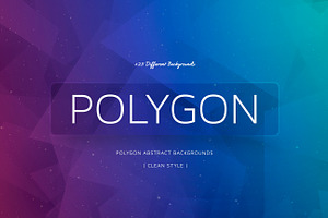 +25 Polygon Colorful Backgrounds v2, a Background Graphic by BIBIART
