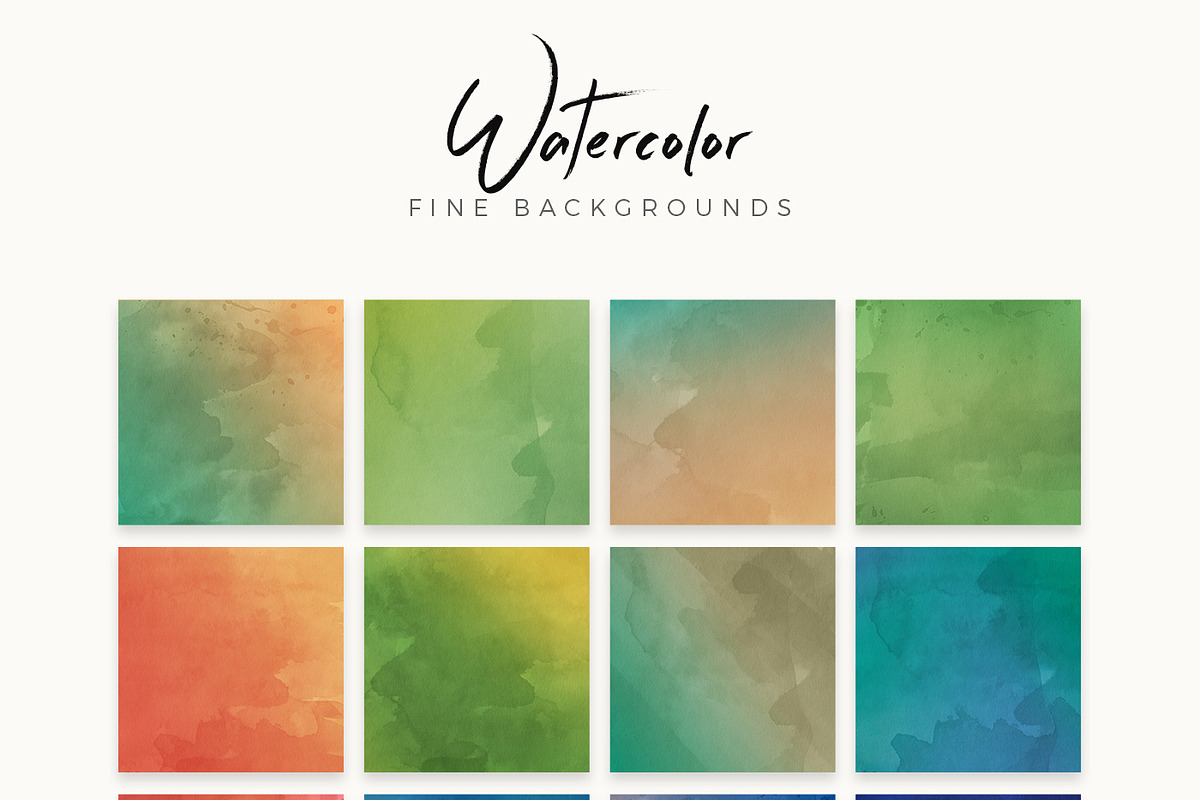 Watercolor Textures & Backgrounds, a Texture Graphic by P.F. Creative Lab (Photo 5 of 5)