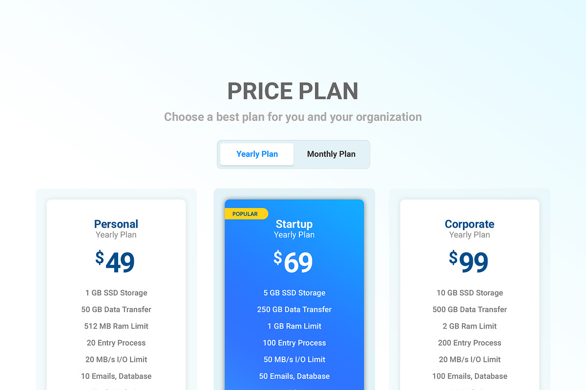 39 Mega Price Tables Bundle, an UI Kit Template by Smashing_Studio (Photo 4 of 40)