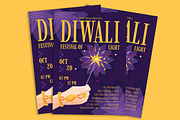 Diwali Festival Flyer, a Flyer Template by Gumico Studio. (Thumbnail 2 of 3)
