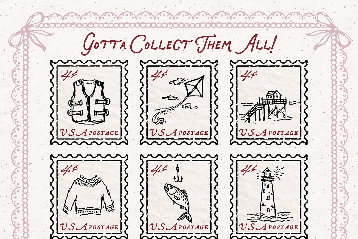 Lake Life Clipart, Summer Doodles, an Object Illustration by The October Creative (Photo 7 of 7)