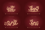 Chinese dragon vector material, an Animal Illustration by DesignFolioHub (Thumbnail 4 of 4)