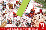 funny Christmas mega bundle, a Templates & Theme by TanuschArts (Thumbnail 6 of 20)