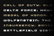Missile An Army Inspired Typeface, a Sans Serif Font by alpercakici (Thumbnail 10 of 14)
