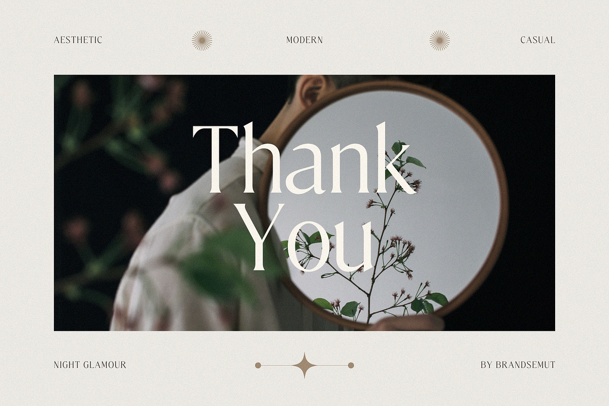 Night Glamour Classy Serif Font, a Serif Font by BrandSemut (Photo 10 of 10)