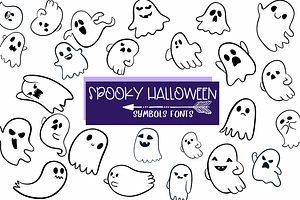 Spooky Halloween| Symbols Fonts