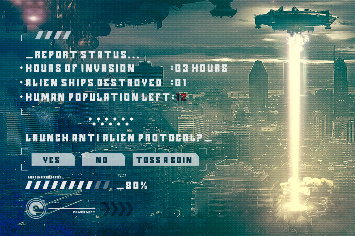 Argenos - Futuristic Font preview 4