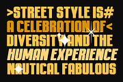 Nautical Fabulous Condensed Display, a Sans Serif Font by Letterhend Studio (Thumbnail 3 of 9)