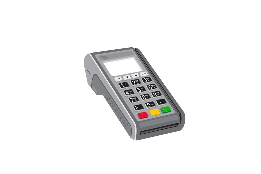 Point Of Sale Pos Terminal Retro by Patrimonio  Creative Market