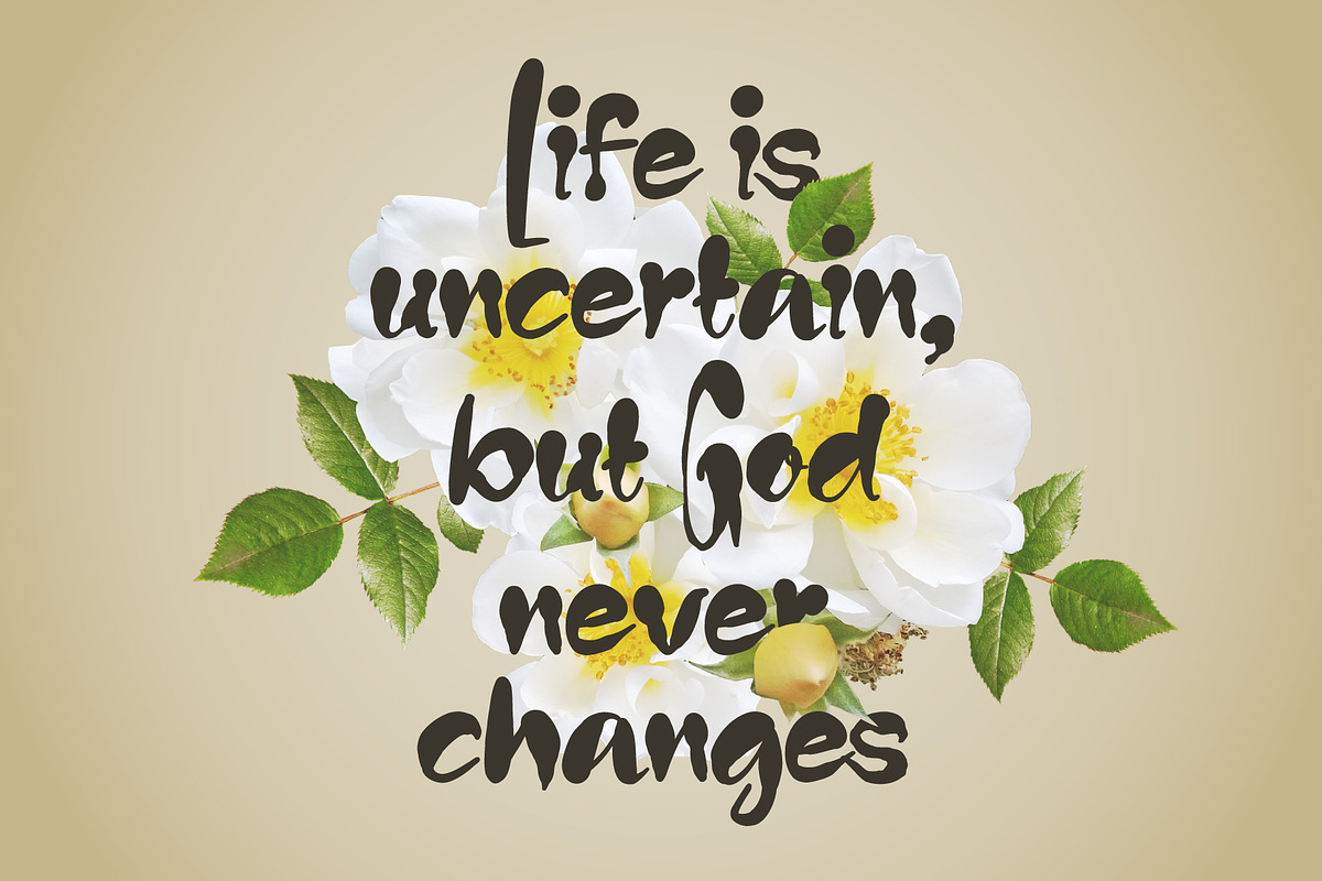 Life is Uncertain Handwriting Font, a Handwritten Font by LTNG STUDIO (Photo 5 of 9)