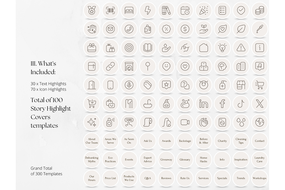 300 Cleaning Social Media BUNDLE, a Social Media Template by PatternLab. (Photo 4 of 10)