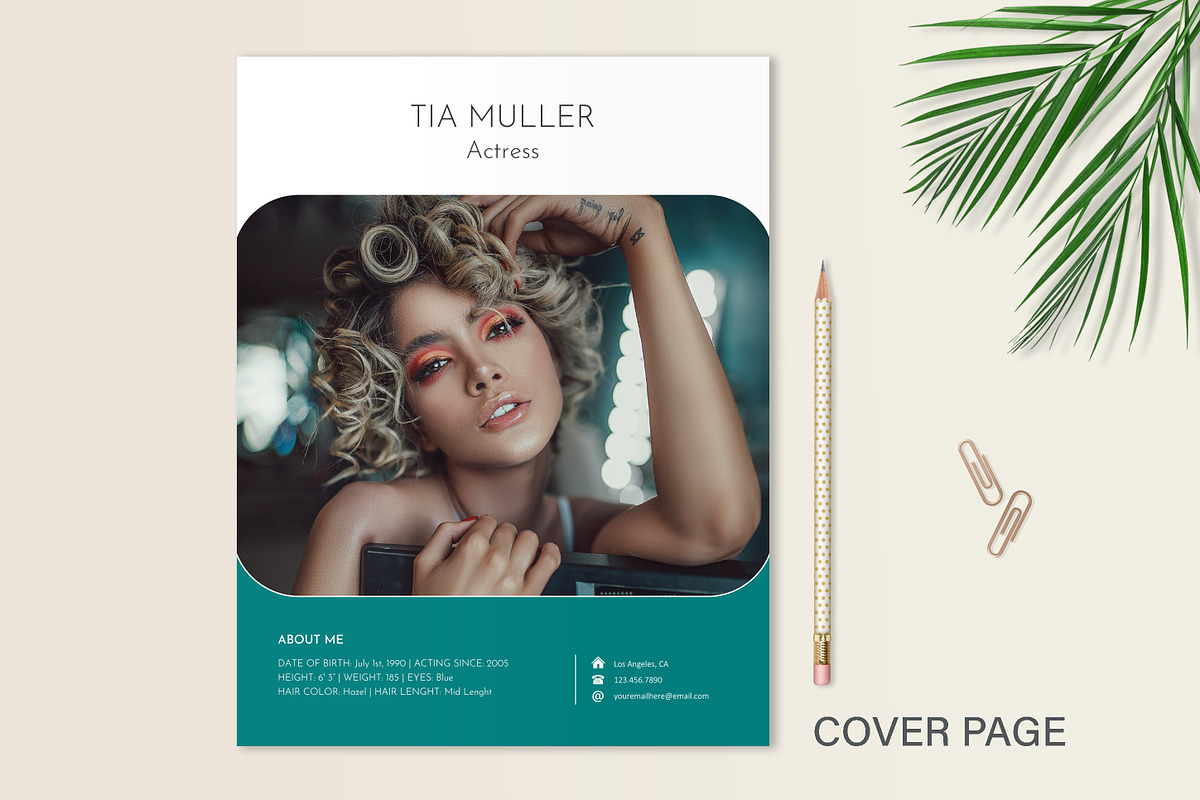 Actor | Actress Resume Design, a Resume Template by Stanin Studio (Photo 3 of 10)