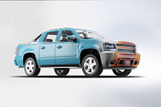 4X4 Pickup Truck Mock-Up, a Product Mockup by Hubzway (Thumbnail 4 of 8)