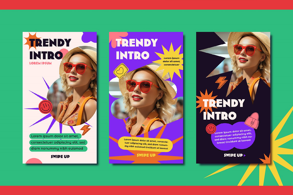 Colorful Social Media Story, a Templates & Theme by studiogstock (Photo 3 of 3)