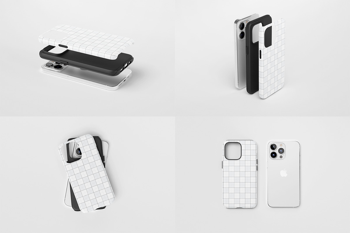 iPhone 14 Pro Glossy Case Mockup Set, an iPhone Mockup by Mocart (Photo 11 of 11)