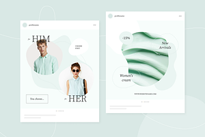 Selesta Mint Social Templates