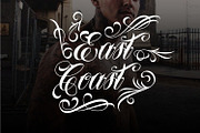 Amigos Chicano Script Tattoo Font, a Script Font by WhymoreArt (Thumbnail 5 of 13)