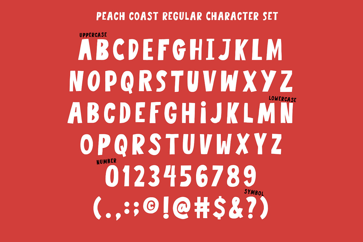 Peach Coast, a Symbol Font by Nathatype (Photo 9 of 12)