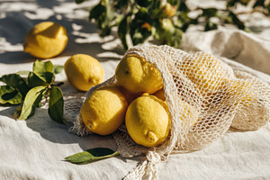 Fresh lemons gathered in nature, a Photo by Beautiful things