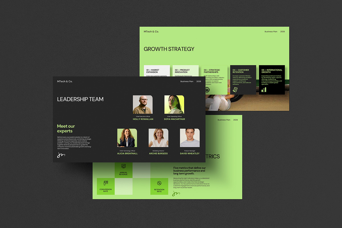 Future Business Plan Presentation, a Presentation Template by evgenystudio (Photo 4 of 7)