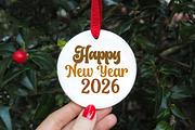 Christmas Happy New Year PNG, an Illustration by DreamArtGraphic (Thumbnail 5 of 5)