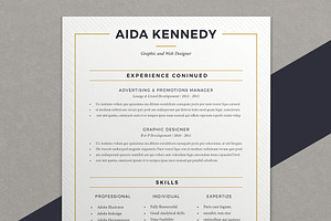 Resume Aida 2 Pages