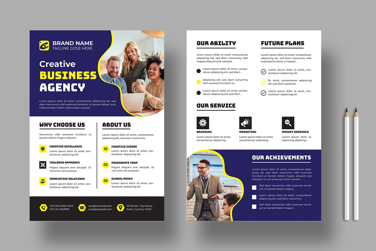 Corporate Business Flyer Design, a Flyer Template by MightyDesign (Photo 1 of 7)