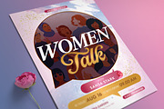 Women Talk Flyer, a Flyer Template by Aarley Kaiven (Thumbnail 2 of 2)